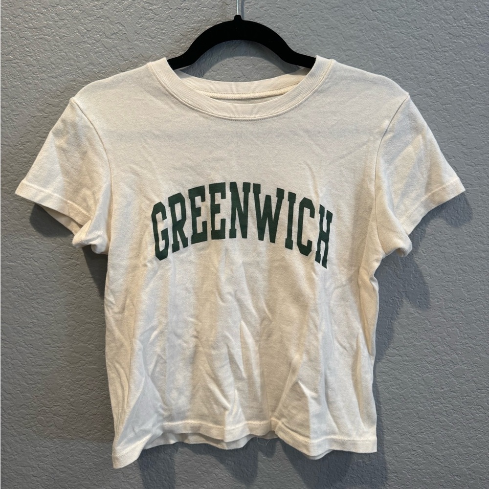 brandy melville cropped baby tee